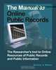The Manual to Online Public Records: The Researcher